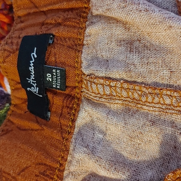 NWT Women's Linen Blend Plus Size Shorts - Picture 4 of 5